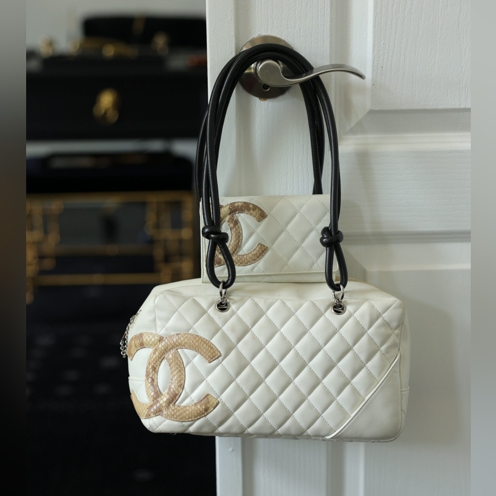 Chanel Cambon bowler and Wallet